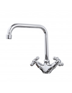 Смеситель 4019 кухня кресты FRAP (Р)