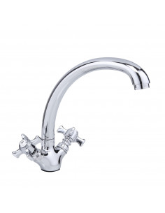 Смеситель 4224 кухня (ручки) FRAP (Р)