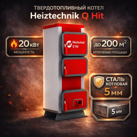 Твердотопливный котел Heiztechnik Q Hit 20 кВт