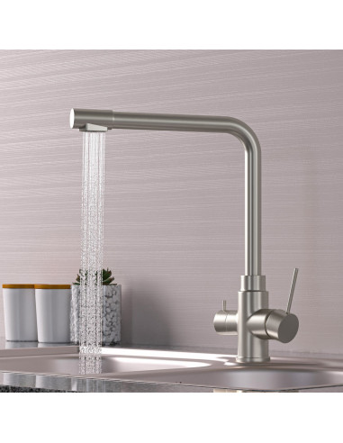 Смеситель MIXLINE MLSS-0320 кухня с вых. для питьевого фильтра (Р)