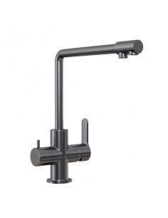 Смеситель MIXLINE MLSS-03201 кухня с вых. для питьевого фильтра СЕРЫЙ (Р) 2
