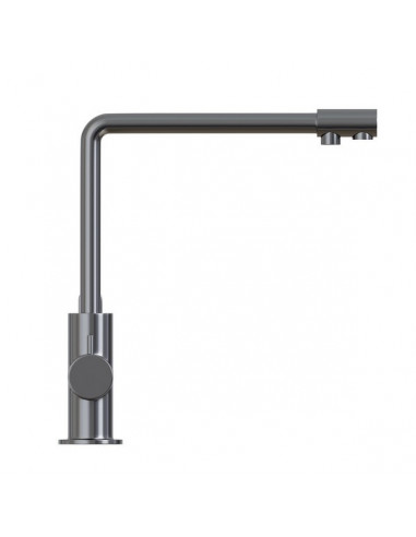 Смеситель MIXLINE MLSS-03201 кухня с вых. для питьевого фильтра СЕРЫЙ (Р)