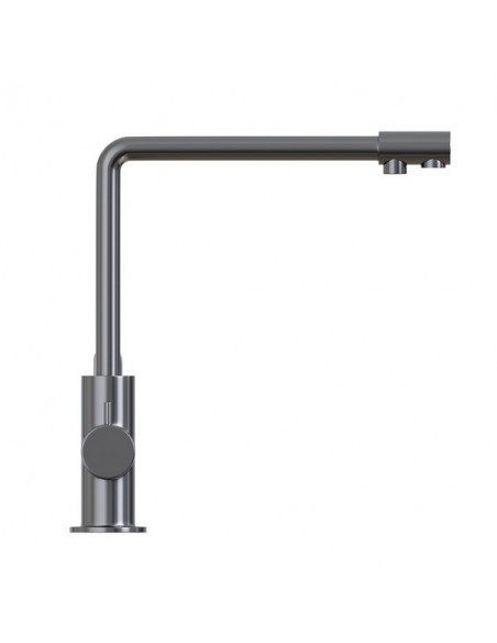 Смеситель MIXLINE MLSS-03201 кухня с вых. для питьевого фильтра СЕРЫЙ (Р)