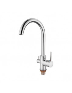 Смеситель 4255-3L кухня с вых. для питьевого фильтра Ledeme (Р)