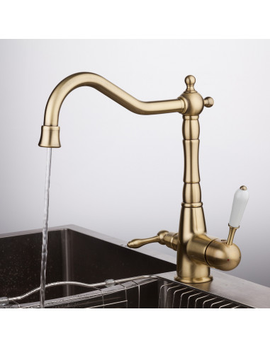 Смеситель 4391-4 кухня с вых. для питьевого фильтра GAPPO (Р)