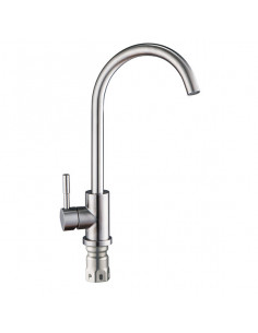 Смеситель G-lauf ZAP4-А090 кухня на гайке (нержавейка) (Р)