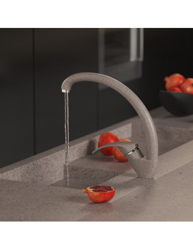 Смеситель MIXLINE ML-GS02 для кухни песочный (302) (Р)