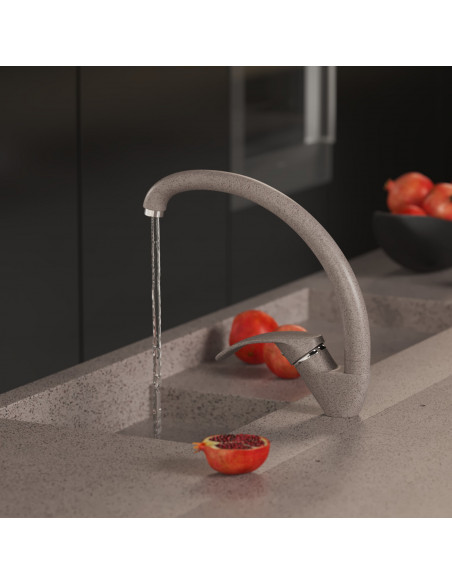 Смеситель MIXLINE ML-GS02 для кухни песочный (302) (Р)