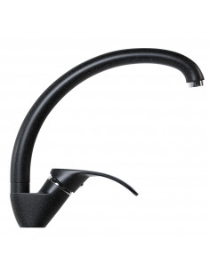 Смеситель MIXLINE ML-GS02 для кухни черный (308) (Р)