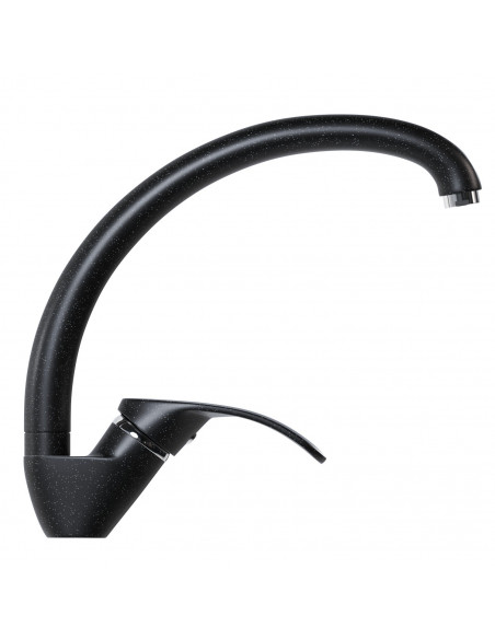 Смеситель MIXLINE ML-GS02 для кухни черный (308) (Р)