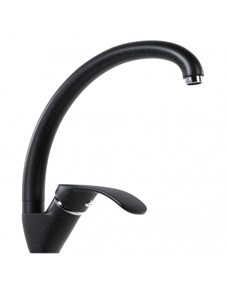 Смеситель MIXLINE ML-GS02 для кухни черный (308) (Р)