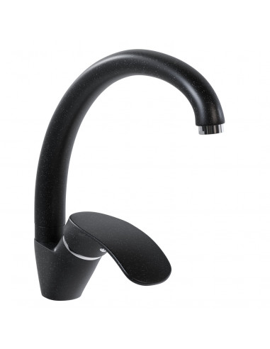 Смеситель MIXLINE ML-GS02 для кухни черный (308) (Р)