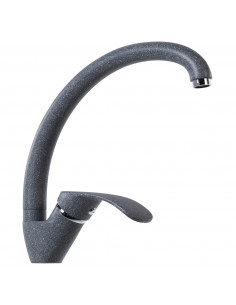 Смеситель MIXLINE ML-GS02 для кухни темно-серый (309) (Р) 2