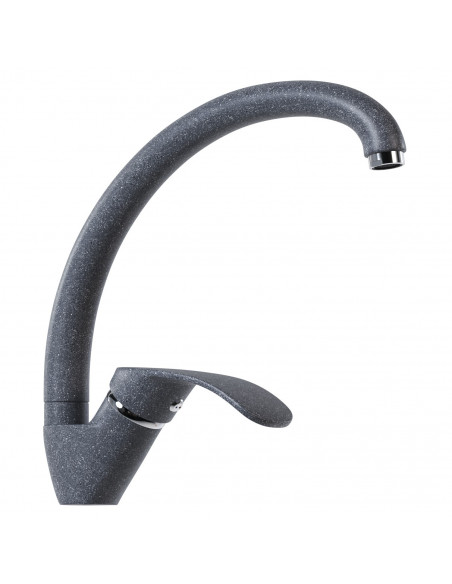 Смеситель MIXLINE ML-GS02 для кухни темно-серый (309) (Р)