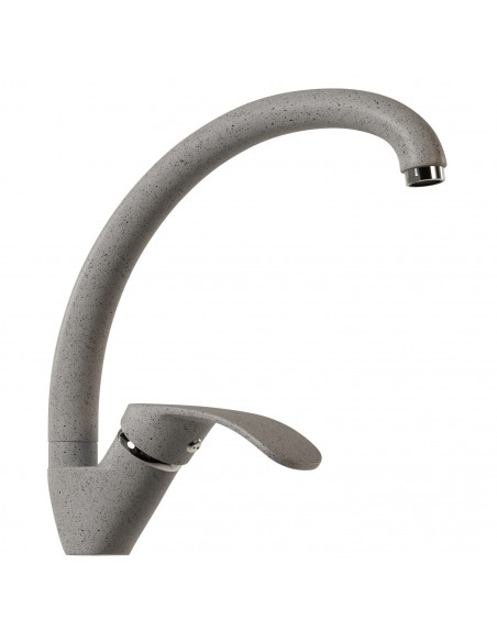 Смеситель MIXLINE ML-GS02 для кухни серый (310) (Р)