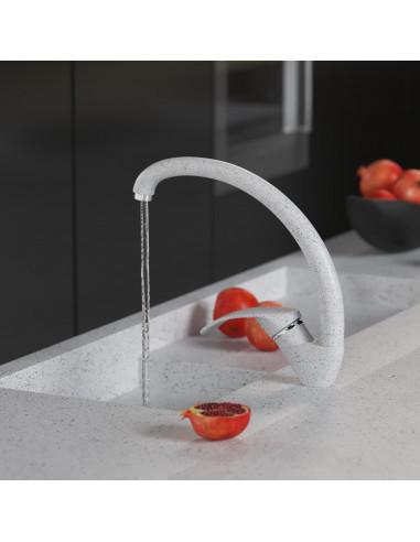 Смеситель MIXLINE ML-GS02 для кухни серый (310) (Р)