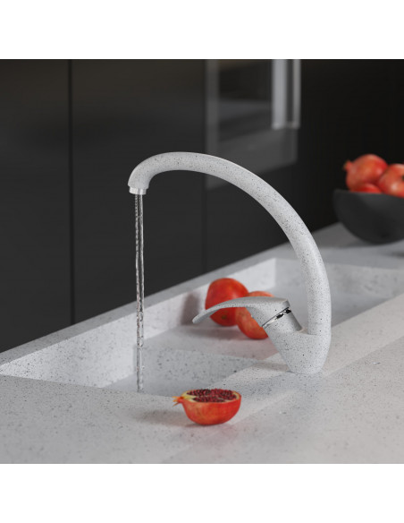 Смеситель MIXLINE ML-GS02 для кухни серый (310) (Р)