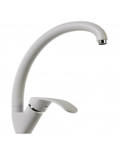 Смеситель MIXLINE ML-GS02 для кухни белый (331) (Р) 2