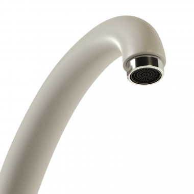 Смеситель MIXLINE ML-GS02 для кухни белый (331) (Р)