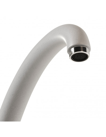 Смеситель MIXLINE ML-GS02 для кухни молоко (341) (Р)