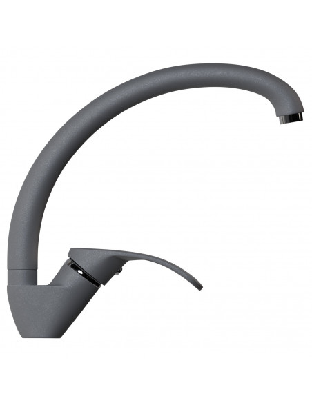 Смеситель MIXLINE ML-GS02 для кухни графит (342) (Р)