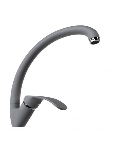Смеситель MIXLINE ML-GS02 для кухни графит (342) (Р)