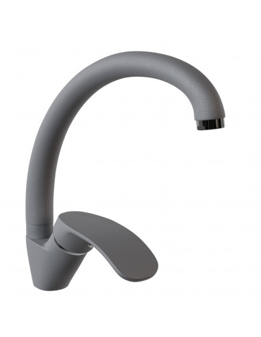 Смеситель MIXLINE ML-GS02 для кухни графит (342) (Р)