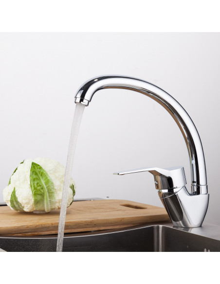 Смеситель 4163 кухня боковая FRAP (Р)