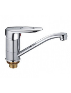 Смеситель 4507-2 кухня кор. нос п/гайку FRAP (Р)