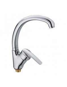 Смеситель 4106-2 кухня боковая на гайке HAIBA (Р)