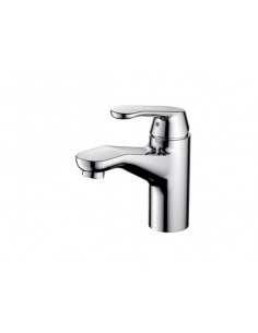 Смеситель для умывальника D&K DA1062101 литой, п/гайку ХРОМ (Р)