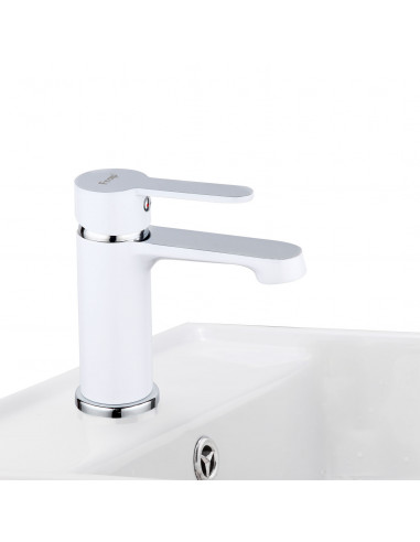 Смеситель 1041F умывальник (белый) FRAP (Р)