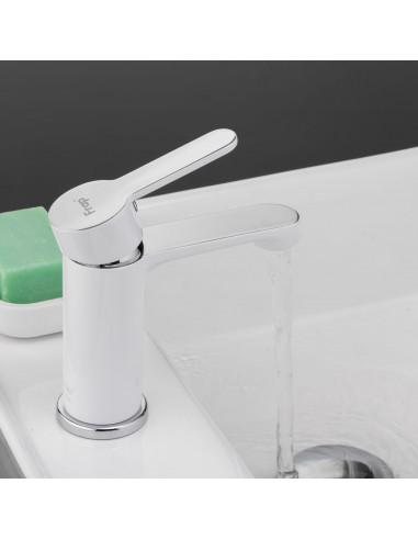 Смеситель 1041F умывальник (белый) FRAP (Р)