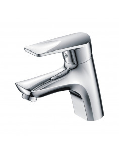 Смеситель для умывальника 40к CN10337 CRON литой, п/гайку, ХРОМ (Р)