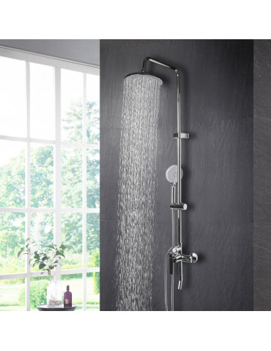 Стойка душевая ML2418 (смеситель с изл.+ лейка...