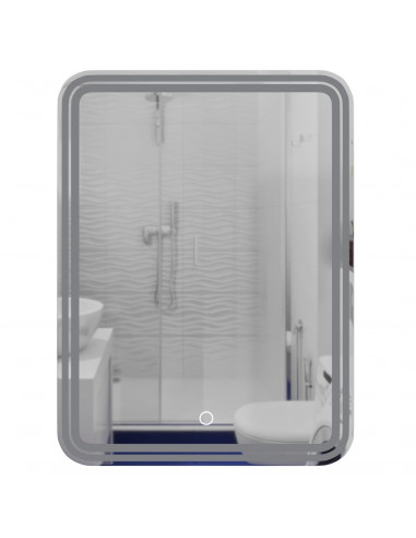 Зеркало MIXLINE "Адриана" 600*800 (ШВ) сенсорный выключатель, светодиодная подсветка