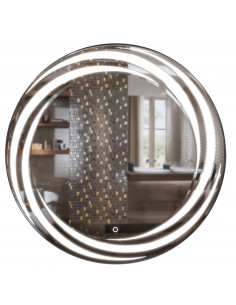 Зеркало MIXLINE "Беатрис" D800 сенсорный выключатель, светодиодная подсветка