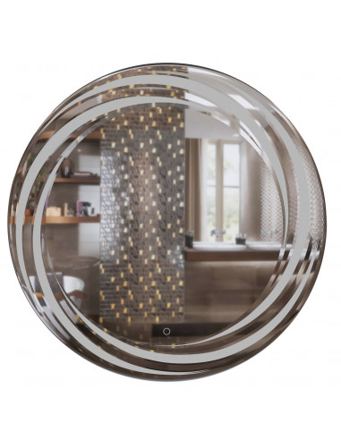 Зеркало MIXLINE "Беатрис" D800 сенсорный выключатель, светодиодная подсветка