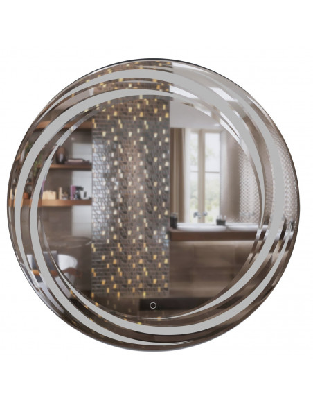 Зеркало MIXLINE "Беатрис" D800 сенсорный выключатель, светодиодная подсветка