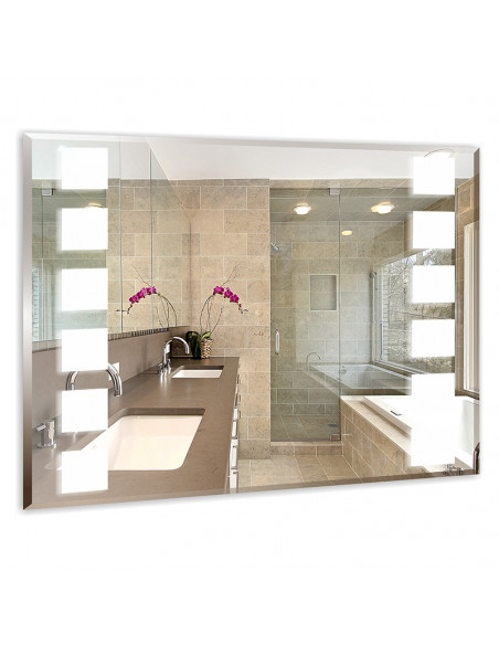 Зеркало MIXLINE "Блюз" 800*600 светодиодная подсветка, фацет (Р)