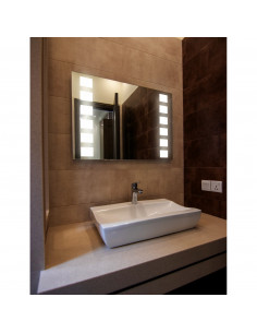 Зеркало MIXLINE "Блюз" 800*600 светодиодная подсветка, фацет (Р) 2