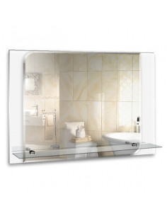 Зеркало MIXLINE "Венеция" 740*500 (ШВ) с полкой (Р)