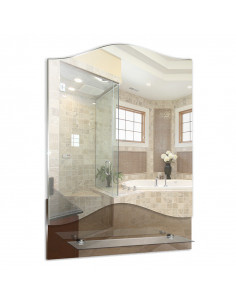 Зеркало MIXLINE "Вираж" 450*650 с полкой