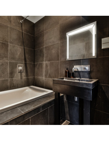 Зеркало MIXLINE "Диамант" 750*535 светодиодная подсветка (Р)