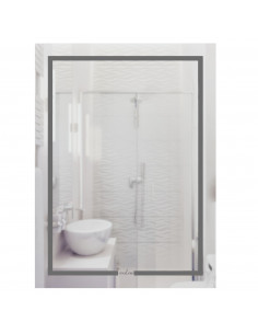 Зеркало MIXLINE "Клес" 500*700 (ШВ) сенсорный выключатель, светодиодная подсветка ЭКОНОМ 2