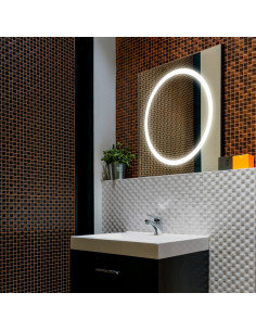 Зеркало MIXLINE "Меридиан" 700*700 светодиодная подсветка 2