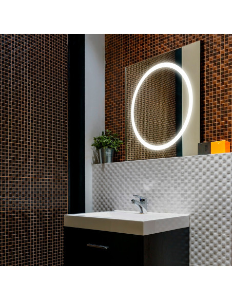 Зеркало MIXLINE "Меридиан" 700*700 светодиодная подсветка