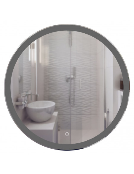 Зеркало MIXLINE "Мия" D700 сенсорный выключатель, светодиодная подсветка