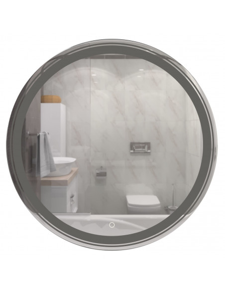 Зеркало MIXLINE "Оливия" D700 сенсорный выключатель, светодиодная подсветка