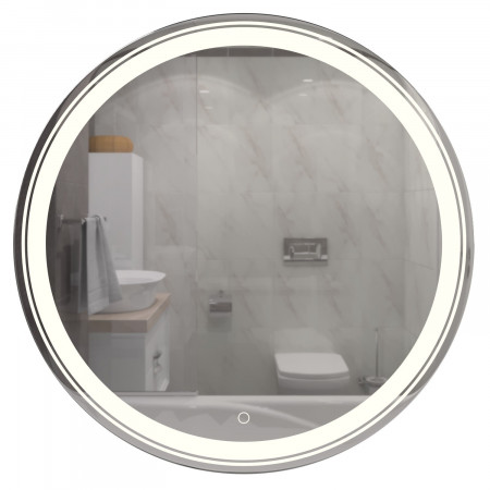 Зеркало MIXLINE "Оливия" D800 сенсорный выключатель, светодиодная подсветка